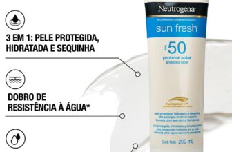 Neutrogena Sun Fresh Protetor Solar Corporal, FPS 50, 200ml