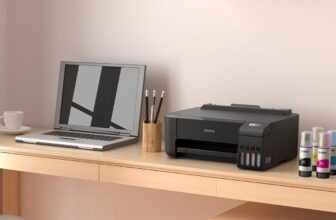 Impressora Epson EcoTank L1250 – Tanque de Tinta Colorida, Wi-Fi Direct, Comando de voz, Bivolt, Cor: Preto