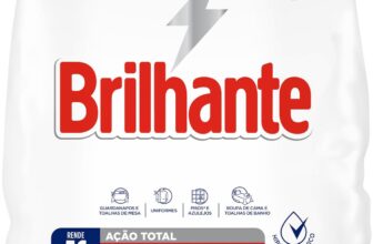 Detergente em Pó Brilhante Sem Perfume 4kg