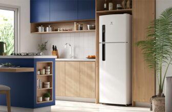 Electrolux Geladeira Electrolux Frost Free 380L AutoSense Duplex Branca (TF41) 127V