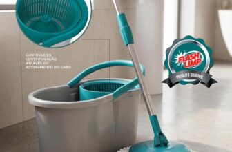 Flash Limp – Mop Giratório Fit, Balde 8 litros – MOP5010