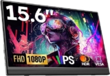 Bettdow Monitor Portatil 15,6”, FHD 1080P Monitor Portátil