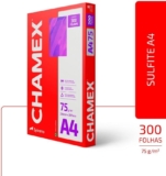 Papel Sulfite, Chamex, A4, 75 Gramas, Pacote De 300 Folhas