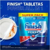 Finish Powerball Detergente para Lava Louças, Tabletes com Secante, 30 Tabletes