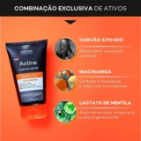 DARROW ACTINE CARVÃO DETOX GEL DE LIMPEZA ESFOLIANTE DERMATOLÓGICO