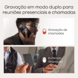 Gravador de voz com IA, gravador de áudio Plaud Note – suporte a 112 idiomas