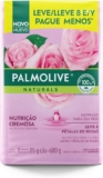 8 Unidades – Sabonete em Barra Palmolive Naturals Nutrição Cremosa Leite e Pétalas de Rosa 85g