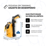 WAP Lavadora de Alta Pressão WL 1800 360L/h Portátil, com Jato em Leque e Concentrado 1500psi 1400W 110V