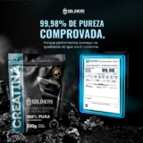 Creatina Monohidratada 600g – 100% Pura Importada – Soldiers Nutrition
