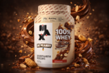 100% Whey Max Titanium x Dr. Peanut (900g), Sabor Bueníssimo