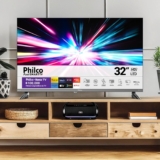 Smart TV 32” Philco PTV32K34RKGB Roku TV Led Dolby Audio
