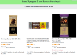 Leve 3, pague 2 em Barras Hershey’s.