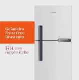 Geladeira Brastemp Frost Free Duplex 375 litros cor Branca 110V