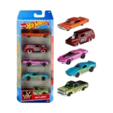 Pacote 5 Carros Sortidos, Hot Wheels, Mattel, Multicor – não é possível escolher as cores